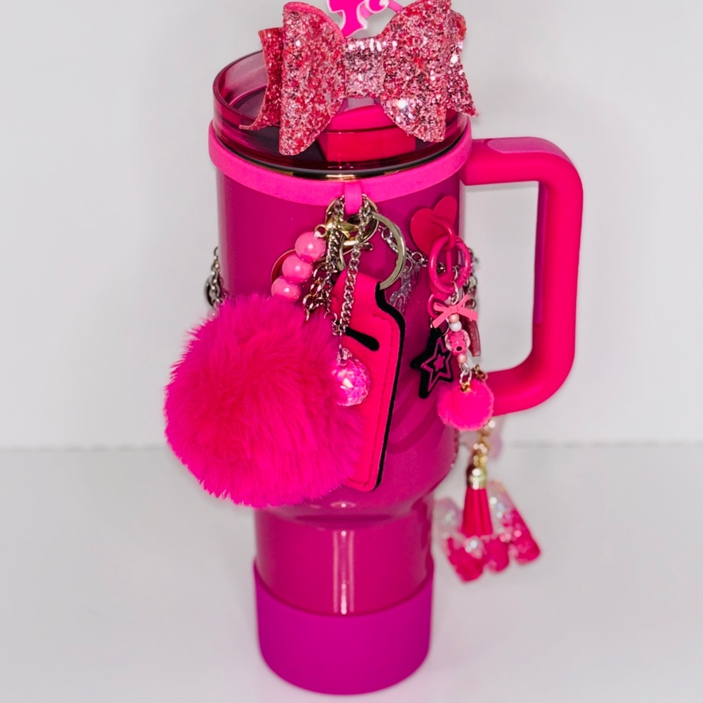 ✨Barbie Pink Tumbler & Barbie Accessories ✨ - Picture 6 of 6